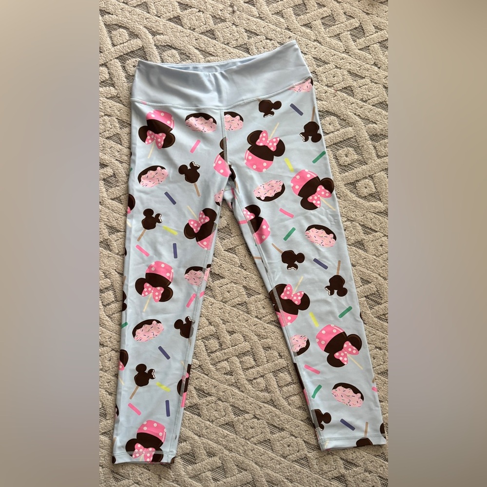 Disney Minnie Sweet Treats Print Leggings - Pink and Brown